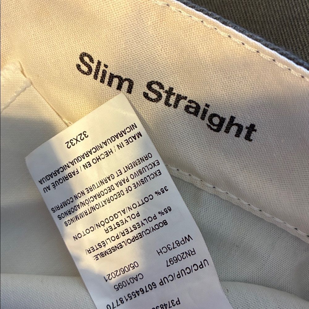 Dickies 2 lot Men's Classic Fit Pants gray work pants, slim fit, size 32x32 - Picture 3 of 4